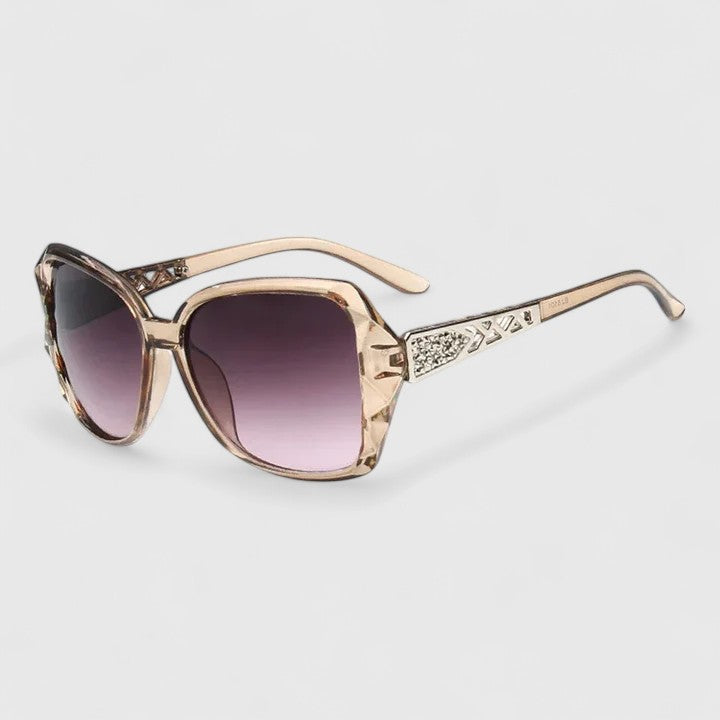 Women square sunglasses with UV protection in multiple lens color options