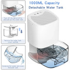 Portable dehumidifier 2-in-1 air filter and night light 1000ml compact