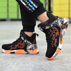 Safety shoes with steel toe and anti-puncture Kevlar sole, ankle protection, EN ISO 20345