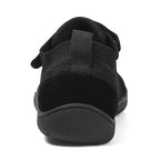 Kids barefoot sneakers wide toe box flexible sole velcro closure
