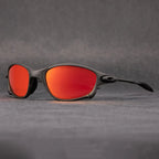 Polarized sunglasses with UV400 protection in vibrant colors for glare reduction