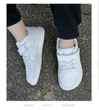 Kids barefoot mesh sneakers wide toe box zero-drop rubber sole