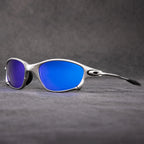 Polarized sunglasses with UV400 protection in vibrant colors for glare reduction