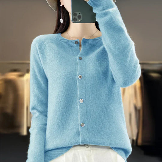 Cardigan | Women's Button Front, Soft Fabric | Flattering Fit, Elegant Style