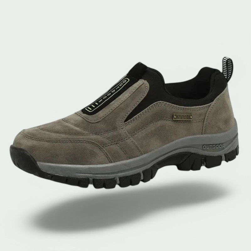 Men slip on walking shoes with cushioned sole and grip outsole