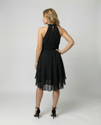 Women's ruffle summer dress lightweight figure-hugging fit, spring and summer