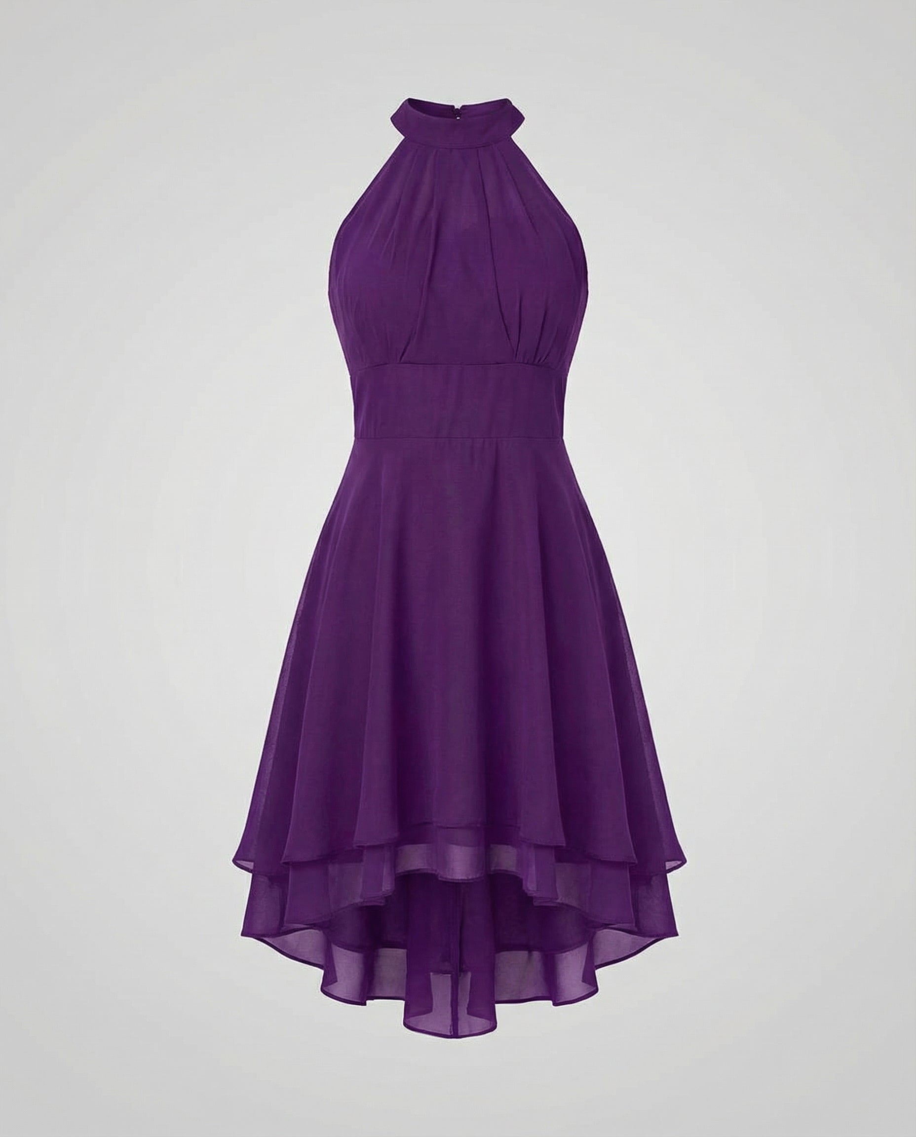 Women's ruffle summer dress lightweight figure-hugging fit, spring and summer