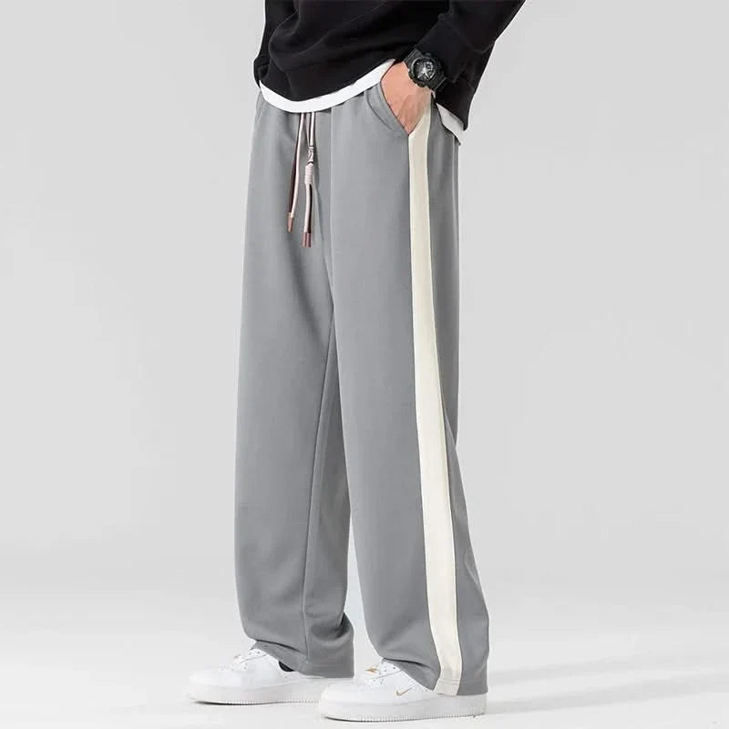 Lounge sweatpants relaxed fit with drawstring waist and deep side pockets