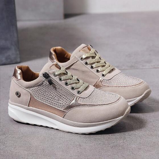 Womens Orthopedic Shoes Gel Cushioned Lightweight Walking Sneakers