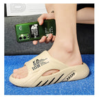 Unisex massage slippers with orthopedic arch support and non-slip cushioned sole