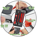 115-in-1 precision screwdriver set with 98 magnetic bits and repair accessories
