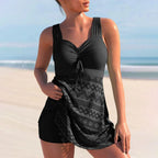 Women nylon one piece swimsuit in multiple colors S to 4XL