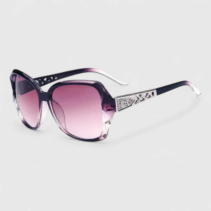 Women square sunglasses with UV protection in multiple lens color options