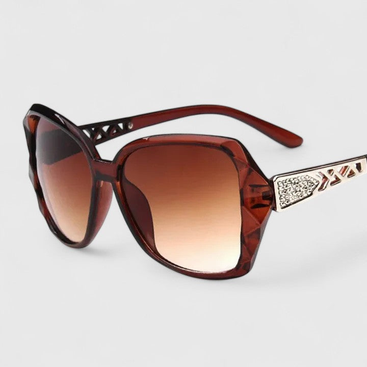 Women square sunglasses with UV protection in multiple lens color options