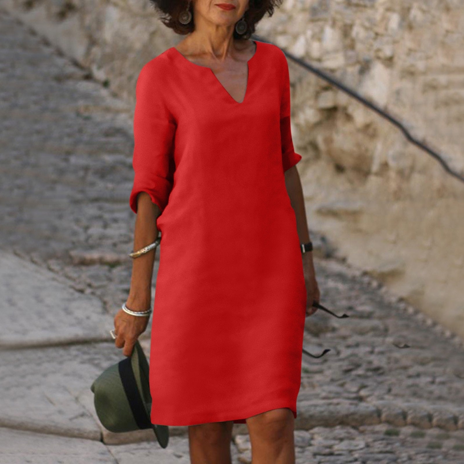 Women's summer dress casual lightweight versatile fit multiple colors