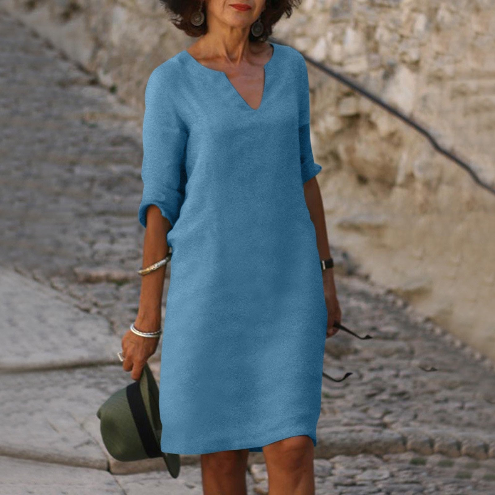Women's summer dress casual lightweight versatile fit multiple colors