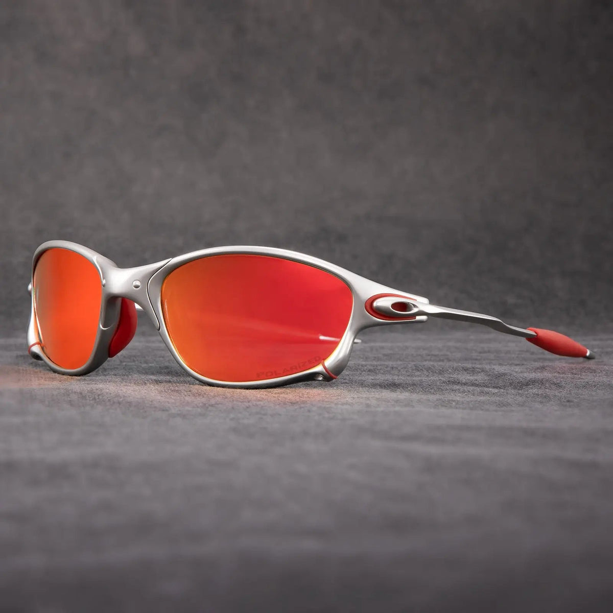 Polarized sunglasses with UV400 protection in vibrant colors for glare reduction