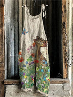 Women's sleeveless jumpsuit elegant formal style, multiple styles available