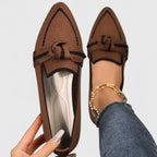 Women's orthopedic loafers slip-on with arch support and cushioned sole