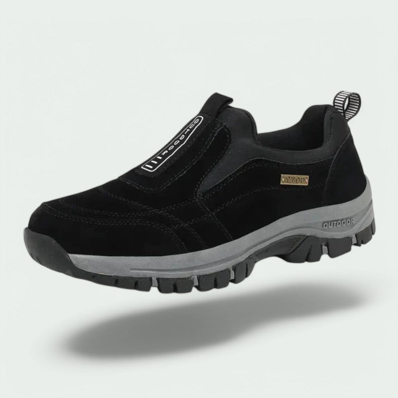 Men slip on walking shoes with cushioned sole and grip outsole