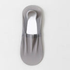 Invisible breathable anti-slip low cut socks, no-show design with cotton sole