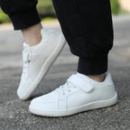 Kids barefoot mesh sneakers wide toe box zero-drop rubber sole
