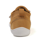 Kids barefoot sneakers wide toe box flexible sole velcro closure