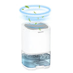 Portable dehumidifier 2-in-1 air filter and night light 1000ml compact