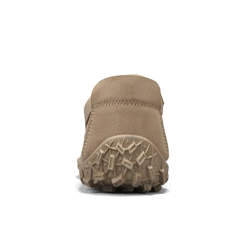 Men's breathable slip-on loafers with cushioned sole, casual smart style