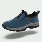Men slip on walking shoes with cushioned sole and grip outsole