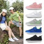 Kids barefoot sneakers with wide toe box and lightweight flexible rubber sole