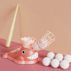 Baseball pitching machine kids outdoor toy bat and ball set ages 4-9