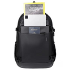 Men's waterproof backpack with laptop compartment, large capacity ergonomic design