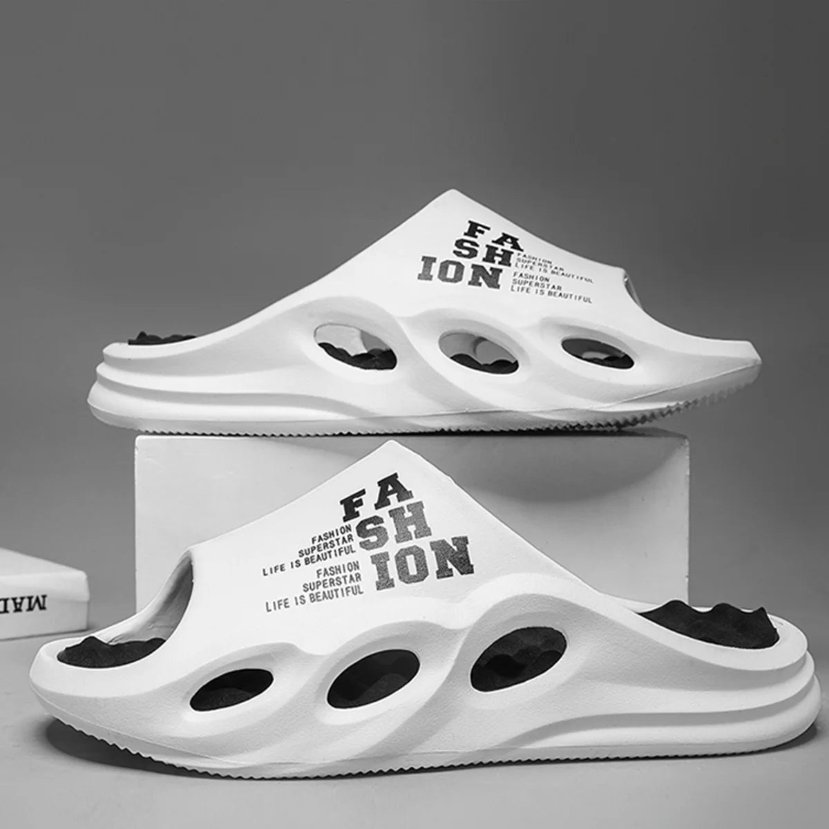 Men Orthopedic Sandals | Thick Sole Non-Slip Summer Massage Slippers