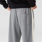 Lounge sweatpants relaxed fit with drawstring waist and deep side pockets