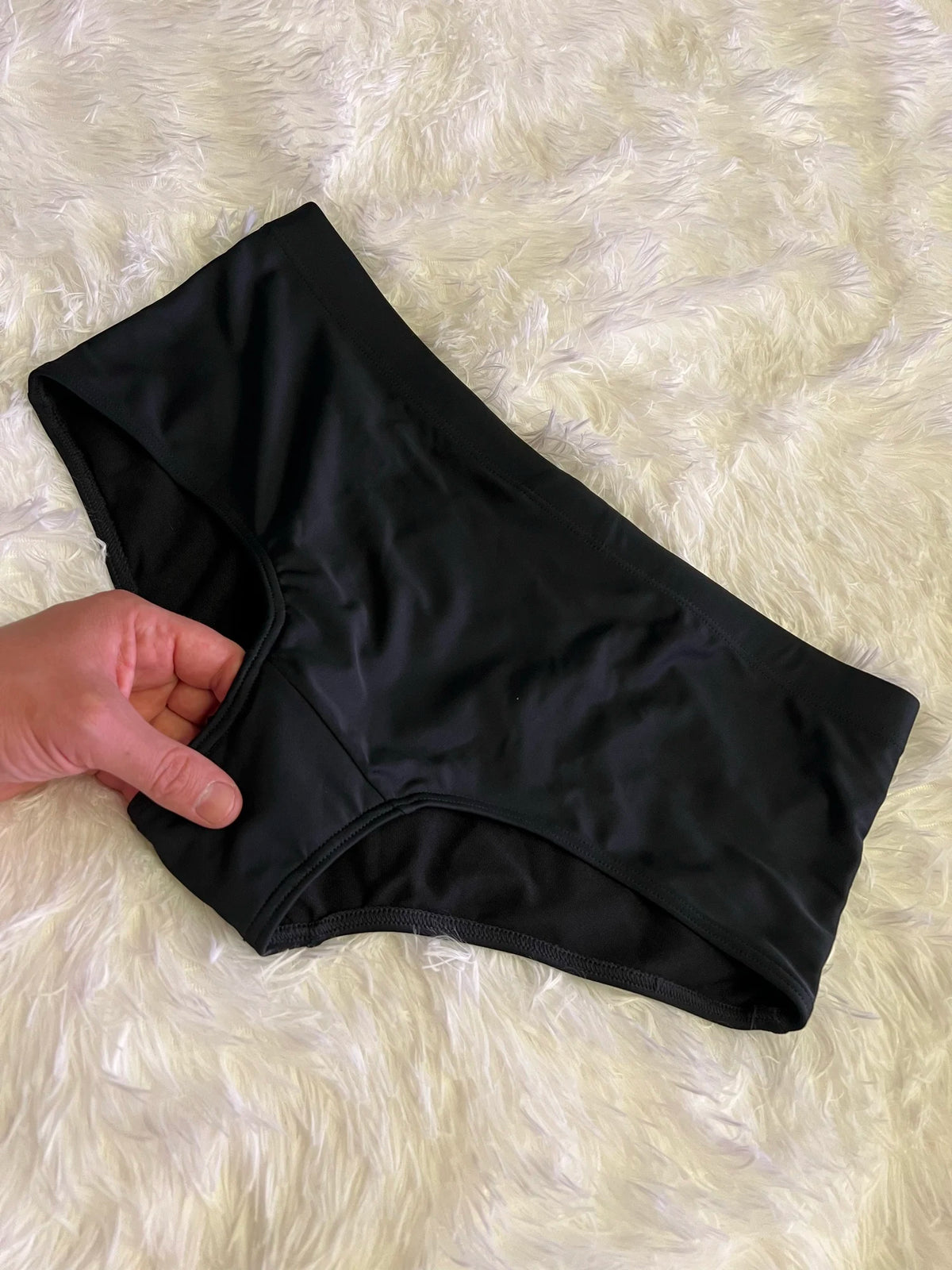 Men Swim Shorts Boxer Briefs Solid Pattern Swimwear