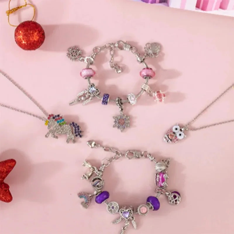 Charm Bracelet Advent Calendar Christmas 24 Days DIY Jewelry Kit