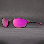 Polarized sunglasses with UV400 protection in vibrant colors for glare reduction