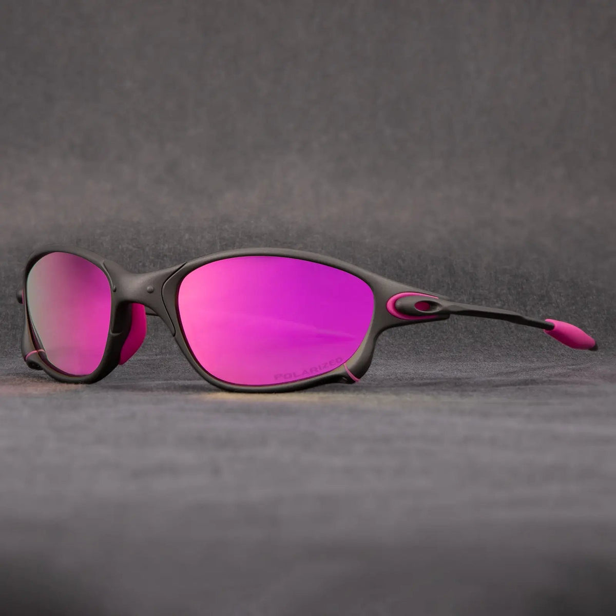 Polarized sunglasses with UV400 protection in vibrant colors for glare reduction