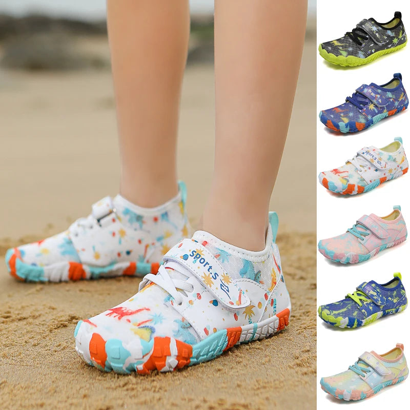 Kids Water Shoes Quick Drying Non Slip Lightweight Boys Girls