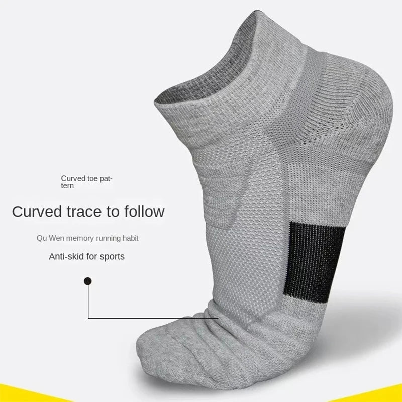 Breathable mesh cushioned sports socks 3-pack, running and hiking