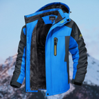 Men's winter jacket waterproof fleece-lined regular fit, available in multiple colours