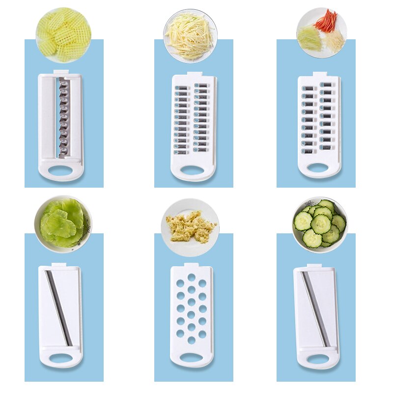 12-in-1 multi-function cutting set with stainless steel blades and compact storage design