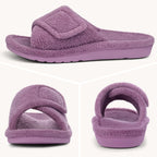 Orthopedic Slippers Women Terry Lined Lightweight Breathable Soft Sole