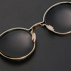 Metal frame polarized sunglasses anti-reflective lenses in gold gun metal turtle
