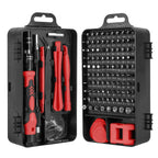 115-in-1 precision screwdriver set with 98 magnetic bits and repair accessories