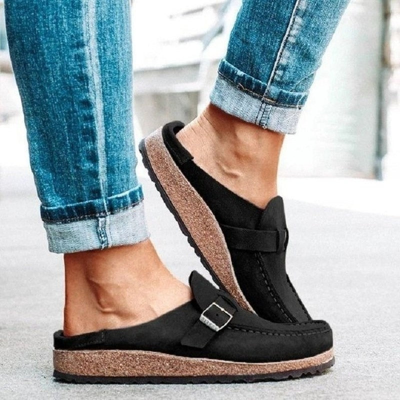 Women's orthopedic sandals with all-day cushioned support, available in multiple colors