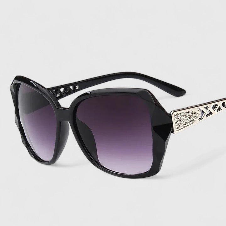 Women square sunglasses with UV protection in multiple lens color options