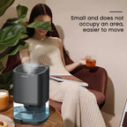Portable dehumidifier 2-in-1 air filter and night light 1000ml compact