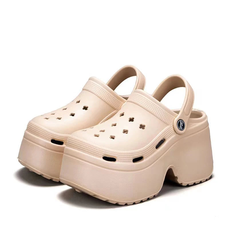 Women Wedge Sandals Chunky Platform High Heel Open Toe Gladiator